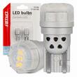 Set 2 becuri aluminiu T10, 3 LED-uri SMD3020, 12-24V, W5W, alb, 360° Pure Light Series, 03725 Amio 