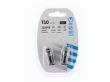 Set becuri T10, LED, 4 SMD 1616, 12-24V W5W, alb, Canbus, VISION 58268