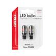 Set 2 becuri T10, 9 LED-uri, SMD 3030, 10-50V, W5W, 5500K, cu lupa, Canbus, Car&Truck 04244 Amio