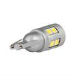 Set 2 becuri T10, 12 LED-uri, SMD 3030, 12-24V, W5W, 5500K, Canbus, alb, 04243 Amio