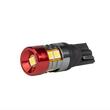 Set 2 becuri T10, cap rosu, 9 LED-uri, SMD 3030, 12-24V, W5W, 5500K, Canbus, alb, 04240 Amio