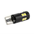 Set 2 becuri T10, 13 LED-uri, SMD 3030, 12-24V, W5W, 5500K, Canbus, alb, 02801 Amio