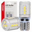 Set 2 becuri T10e, 15 LED-uri SMD2016, 12-24V, W5W, CANBUS, alb 03723 Amio