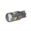 Set 2 becuri T10, 16 LED-uri, SMD 2016, 12-24V, W5W, 5500K, cu lupa, Canbus, 04234 Amio
