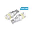 Set 2 becuri T10, 18 LED-uri 3014+3030, 12-24V W5W, CANBus VISION 58276 Carmotion
