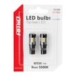 Set 2 becuri T10, 9 LED-uri tip SMD 3030, 12/24V, W5W, CANBUS, Amio 04241