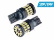 Set 2 becuri T10, 36 LED-uri tip SMD 4014, 12-24V W5W, CANBus 58267 Vision