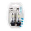 Set 2 becuri T25 LED 12 - 24V P27 7W Canbus Vision 58343 Carmotion