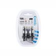 Set 2 becuri semnalizare galben T25, 6 LED-uri SMD 3020, 12-24V, PY27/7W CANBUS, VISION 58341 Carmotion