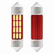 Set 2 becuri sofit 36mm, LED 4014, 12-24V C10W, CanBus, 01632 Amio
