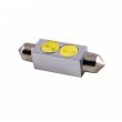 Set 2 becuri sofit 41mm LED 12V C5W, 1W, 7000k, RaceSport LIT18BN Sumex