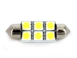 Bec sofit 12V/C5W 41mm 6LED-uri SMD-5050, canbus CLD304 