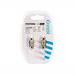 Set 2 becuri sofit, 12-24V C5W, 31mm, 12 LED-uri SMD2016, 250lm, Canbus, SV8.5, 83205 Vision