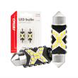 Set 2 becuri sofit, 12-24V, C5W, 39mm, 12 LED-uri SMD 2016, Canbus, alb, 04237 Amio
