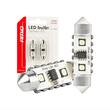Set 2 becuri sofit, 12-24V, C5W, 39mm, 2 LED-uri SMD 3838, Canbus, alb, 04249 Amio