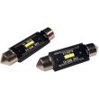 Set 2 becuri sofit 12V/24V C5W 41mm 1 LED tip SMD 1860, UltraBright CANBUS 02444 Amio