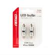 Set 2 becuri sofit, 12-24V, C5W, 41mm, 2 LED-uri SMD 3838, Canbus, alb, 04250 Amio