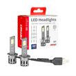 Set 2 becuri  H1, LED, 11-18V, 30W, 2936lm, 6000K, cu radiator, X5 Winger Series, 03943 Amio