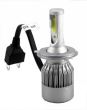 Set 2 becuri H4,  2 LED-uri COB, 12/24V 36w, 3800lm, 6000K, BK69045