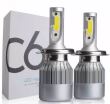Set 2 becuri H4,  2 LED-uri COB, 12/24V 36w, 3800lm, 6000K, BK69045