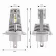 Set 2 becuri H4, LED, 10-16V, 40W, 4400lm, 6500K, X1 Series, 02965 Amio   