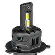 Set 2 becuri aluminiu H4-H19, LED, 12V, 44W, 3936lm, 6500K, cu radiator, Canbus, X4 Aviator 03763 Amio
