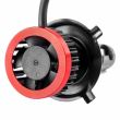 Set 2 becuri H4, 4 LED-uri COB, 9-18V, 50W, 3100lm, 6000K, ventilat, BF Series 02241 Amio