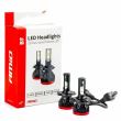 Set 2 becuri H4, 4 LED-uri COB, 9-18V, 50W, 3100lm, 6000K, ventilat, BF Series 02241 Amio
