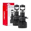 Set 2 becuri H4, LED, 9-36V, 60W, 3800lm, 6000K, Canbus, cu lupa, 03667 Amio