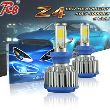 Set 2 becuri H4, 4 LED-uri COB, 9-36V, 4000lm, Z4 Generation