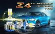 Set 2 becuri H4, 4 LED-uri COB, 9-36V, 4000lm, Z4 Generation