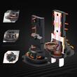 Set 2 becuri  H7-H18, LED, 12V, 44W, 3936lm, 6500K, cu radiator, Canbus, X4 Aviator 03764 Amio