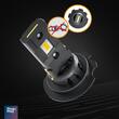 Set 2 becuri  H7-H18, LED, 12V, 44W, 3936lm, 6500K, cu radiator, Canbus, X4 Aviator 03764 Amio