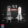 Set 2 becuri H7-H18, LED, 12V, 60W, 5600lm, 6000K, cu ventilator, Canbus, Hybrid 04115 Amio