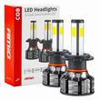 Set 2 becuri H7, LED, 12-24V, 32W, 3200lm, 6000K, 4 Side Series, 02844 Amio