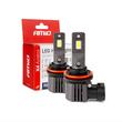 Set 2 becuri H8,H9,H11,H16, LED, 12V, 44W, 3936lm, 6500K, cu ventilator, Canbus, X4 Aviator 03765 Amio
