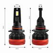 Set 2 becuri HB3, LED, 9-16V, 90W, 9900lm, 6500K, Canbus, X3 Series, 02982 Amio