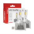 Set 2 becuri LED, D1S-D1R, 6000K, 9-16V, 70W, 6800lm, 360 grade, Canbus, D-Basic, 03626 Amio