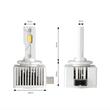Set 2 becuri LED, D1S-D1R, 6000K, 9-16V, 70W, 6800lm, 360 grade, Canbus, D-Basic, 03626 Amio