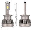Set 2 becuri LED, D2S /D2R, 6500k, 9-16V, 70W, 8600lm, 360 grade, Canbus, XD Series  Amio 03311