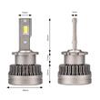 Set 2 becuri LED, D4S / D4R, 6500k, 9-16V, 70W, 8600lm, 360 grade, Canbus, XD Series 03313 Amio