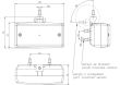 Lampa ceata 135x90 DOB-050 P BP Fristom