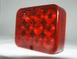 Lampa ceata 2 suruburi, 100x80, 12 LED-uri, 12V/24W JH133 Jiahui