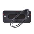 Lampa ceata 2 suruburi, 107x47, 12 LED-uri, rosie, 9-36V W83d-700kr Was