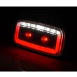 Lampa ceata si mers inapoi cu pozitie tip NEON, 117x56, LED, Lampdemia W225 1481 R AR F Was