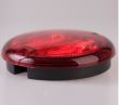 Lampa ceata 2 suruburi, fi140, 20 LED-uri, dispersor rosu QC007-R