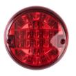 Lampa ceata 2 suruburi, fi140, 20 LED-uri, dispersor rosu QC007-R
