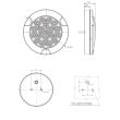 Lampa mers inapoi fi152, LED, prindere 2 suruburi, cablu 2m, W142 1083/I Was