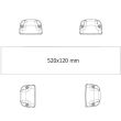 Lampa numar, 93x56.3, LED, FT-263/1 Fristom