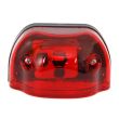 Lampa numar cu pozitie, carcasa rosie, 101x58, W71 407 Was